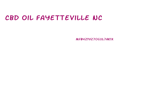 Cbd Oil Fayetteville Nc