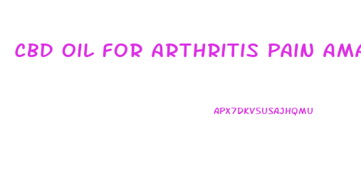 Cbd Oil For Arthritis Pain Amazon