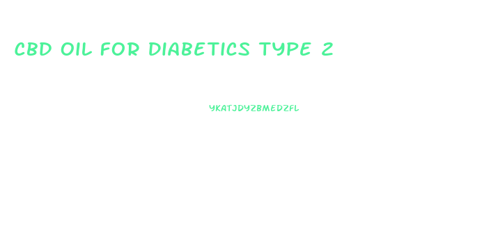 Cbd Oil For Diabetics Type 2