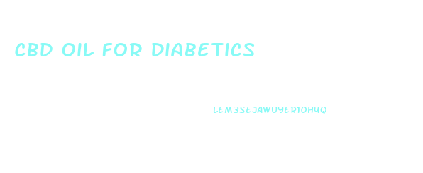 Cbd Oil For Diabetics