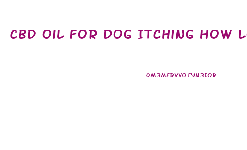 Cbd Oil For Dog Itching How Long Does It Take To Work