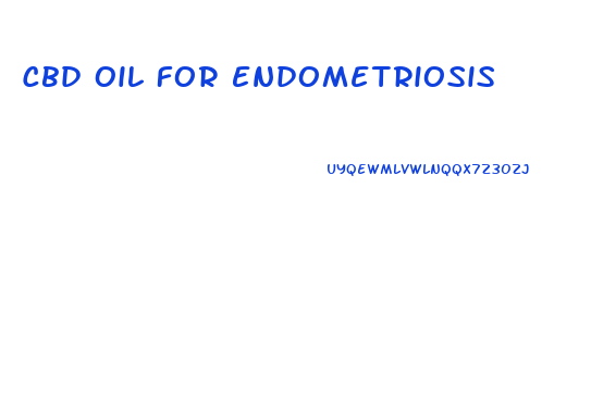 Cbd Oil For Endometriosis