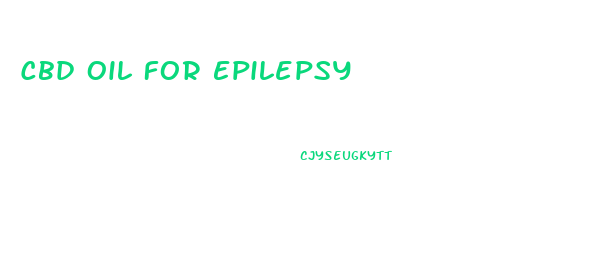 Cbd Oil For Epilepsy