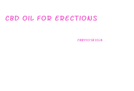 Cbd Oil For Erections