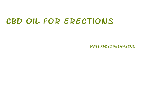 Cbd Oil For Erections