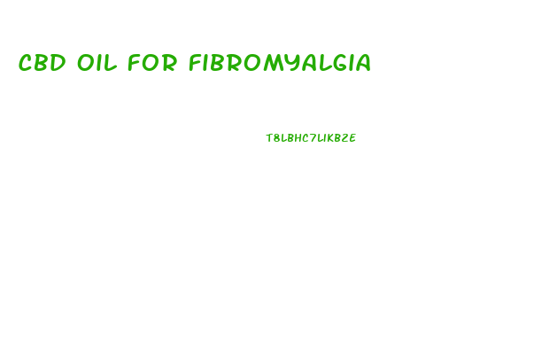 Cbd Oil For Fibromyalgia