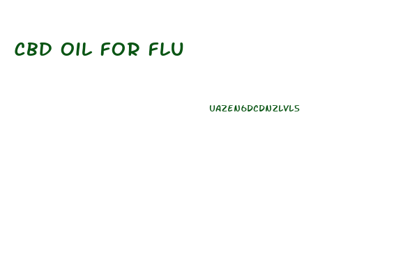 Cbd Oil For Flu