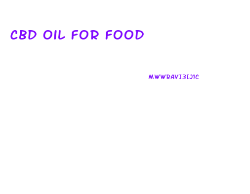 Cbd Oil For Food