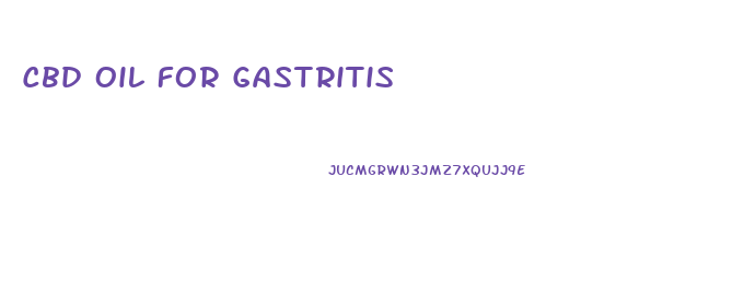 Cbd Oil For Gastritis