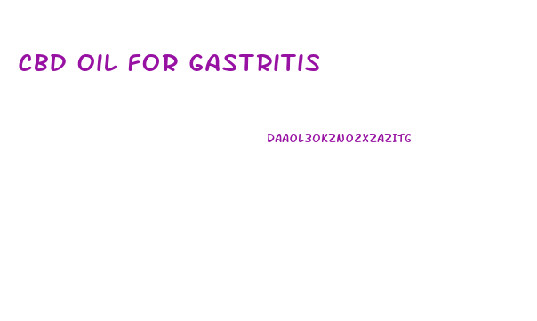 Cbd Oil For Gastritis