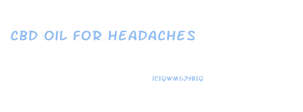 Cbd Oil For Headaches