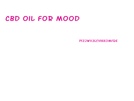 Cbd Oil For Mood
