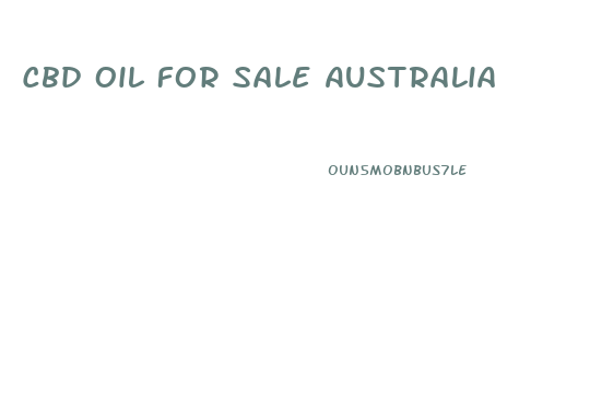 Cbd Oil For Sale Australia