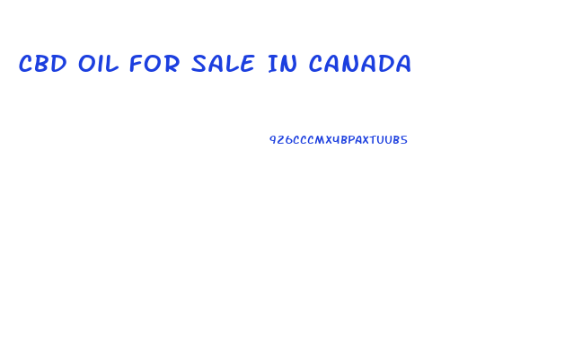 Cbd Oil For Sale In Canada
