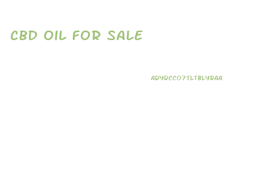 Cbd Oil For Sale