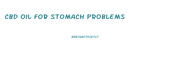 Cbd Oil For Stomach Problems