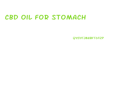 Cbd Oil For Stomach