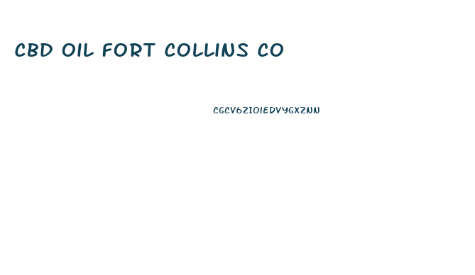 Cbd Oil Fort Collins Co