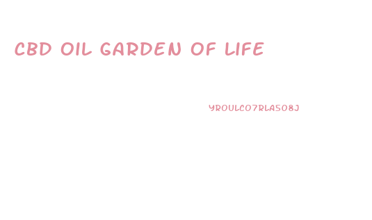 Cbd Oil Garden Of Life