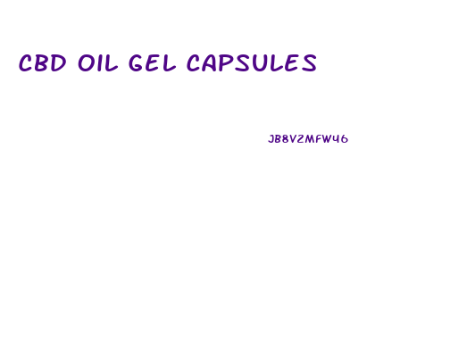 Cbd Oil Gel Capsules