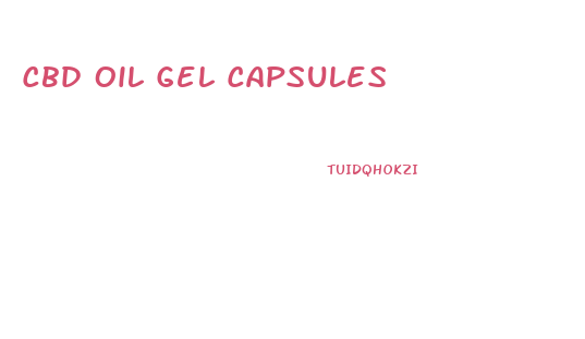 Cbd Oil Gel Capsules