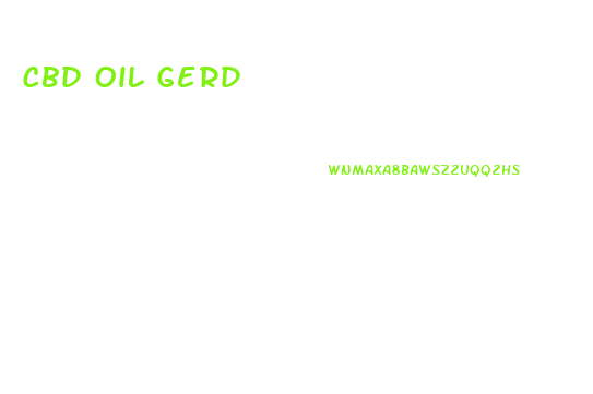 Cbd Oil Gerd