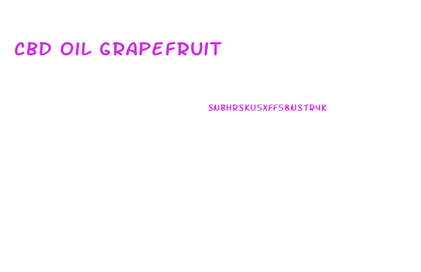 Cbd Oil Grapefruit