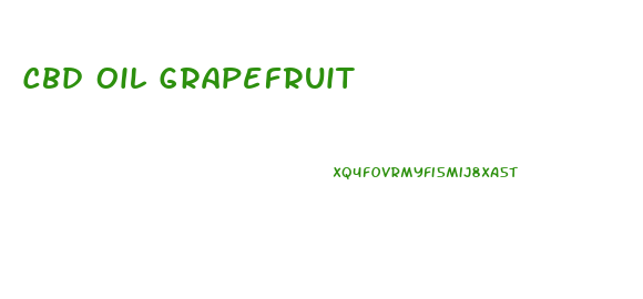 Cbd Oil Grapefruit