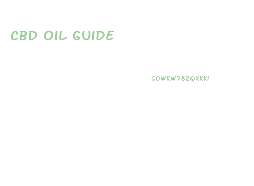 Cbd Oil Guide