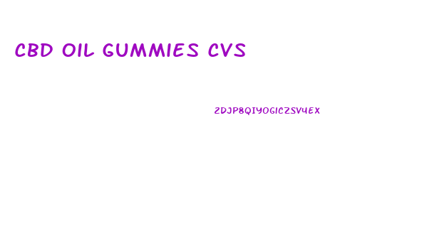 Cbd Oil Gummies Cvs