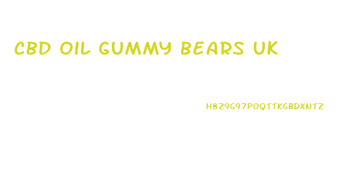 Cbd Oil Gummy Bears Uk