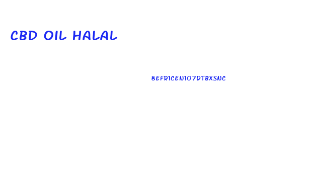 Cbd Oil Halal