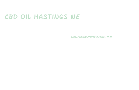 Cbd Oil Hastings Ne