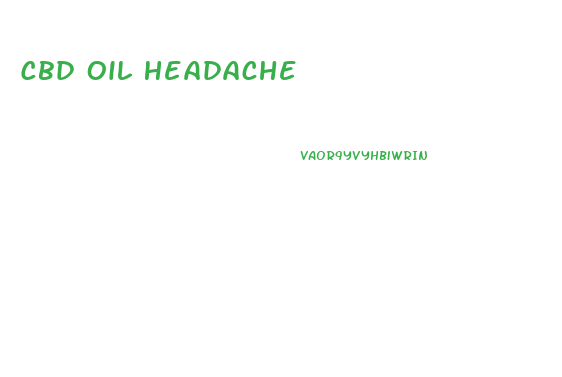 Cbd Oil Headache
