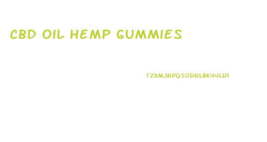 Cbd Oil Hemp Gummies