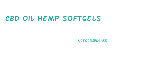 Cbd Oil Hemp Softgels