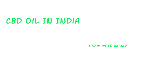Cbd Oil In India
