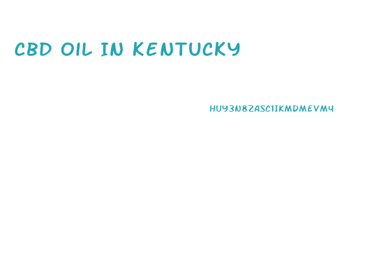 Cbd Oil In Kentucky