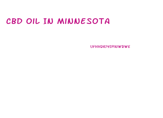 Cbd Oil In Minnesota