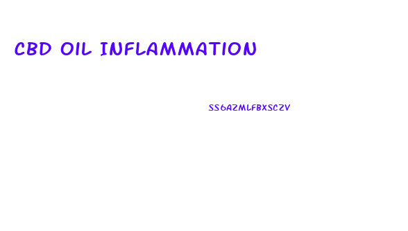 Cbd Oil Inflammation
