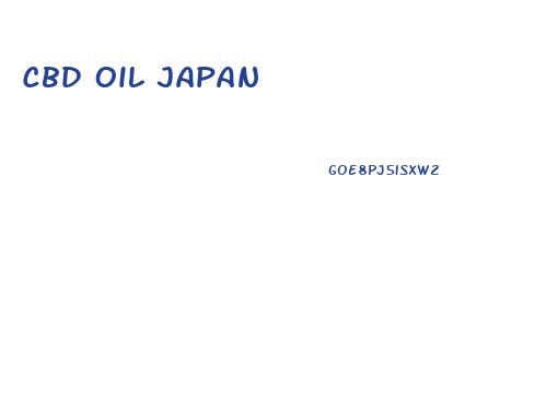 Cbd Oil Japan