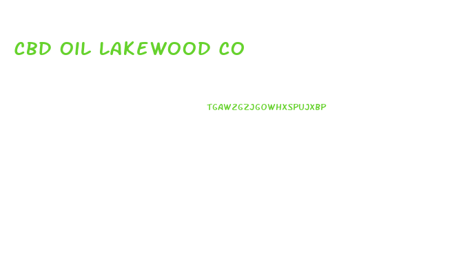Cbd Oil Lakewood Co