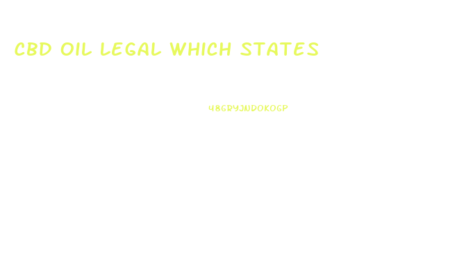 Cbd Oil Legal Which States