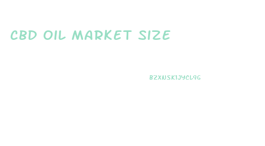 Cbd Oil Market Size