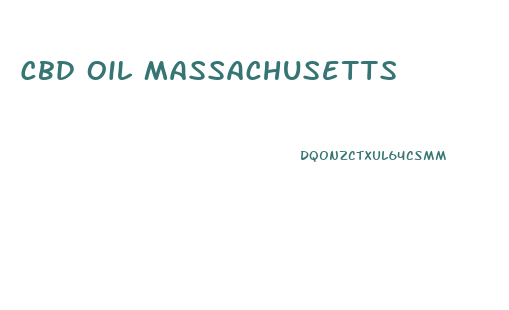 Cbd Oil Massachusetts