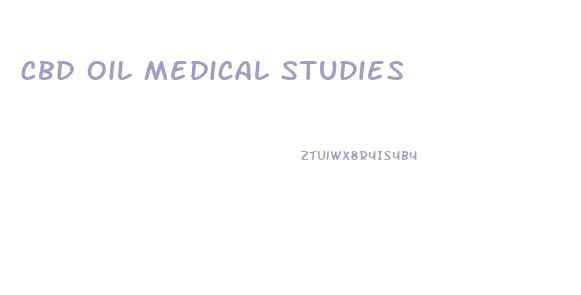 Cbd Oil Medical Studies