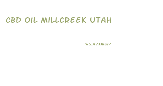 Cbd Oil Millcreek Utah