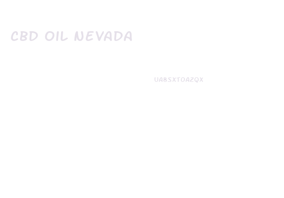 Cbd Oil Nevada