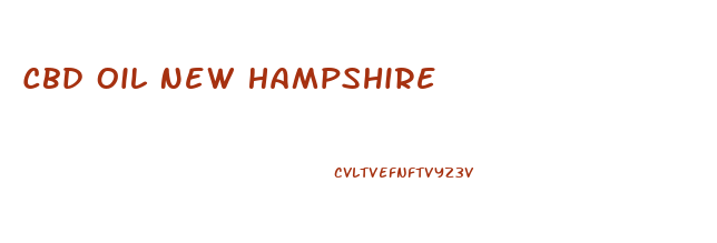 Cbd Oil New Hampshire