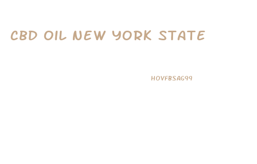 Cbd Oil New York State